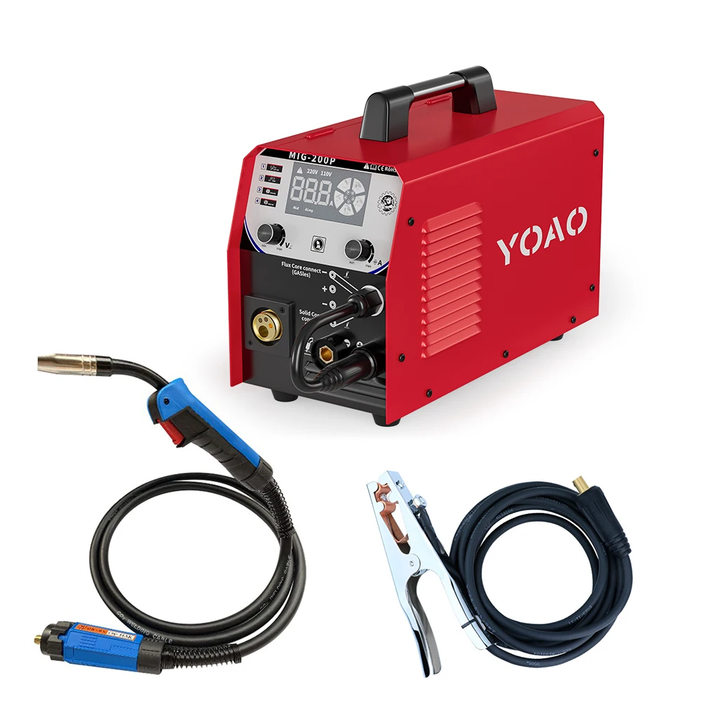 YOAO Mig And Arc Welding Machine 220V Mig Mag Welders 200 amp Welding Machine