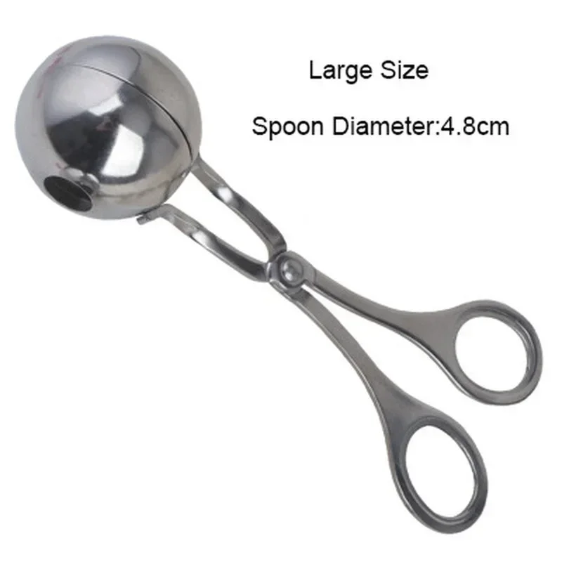 Meatball Maker Stainless steel meatball clip fishball rice ball making mold squeeze meatball artifact kitchen gadget