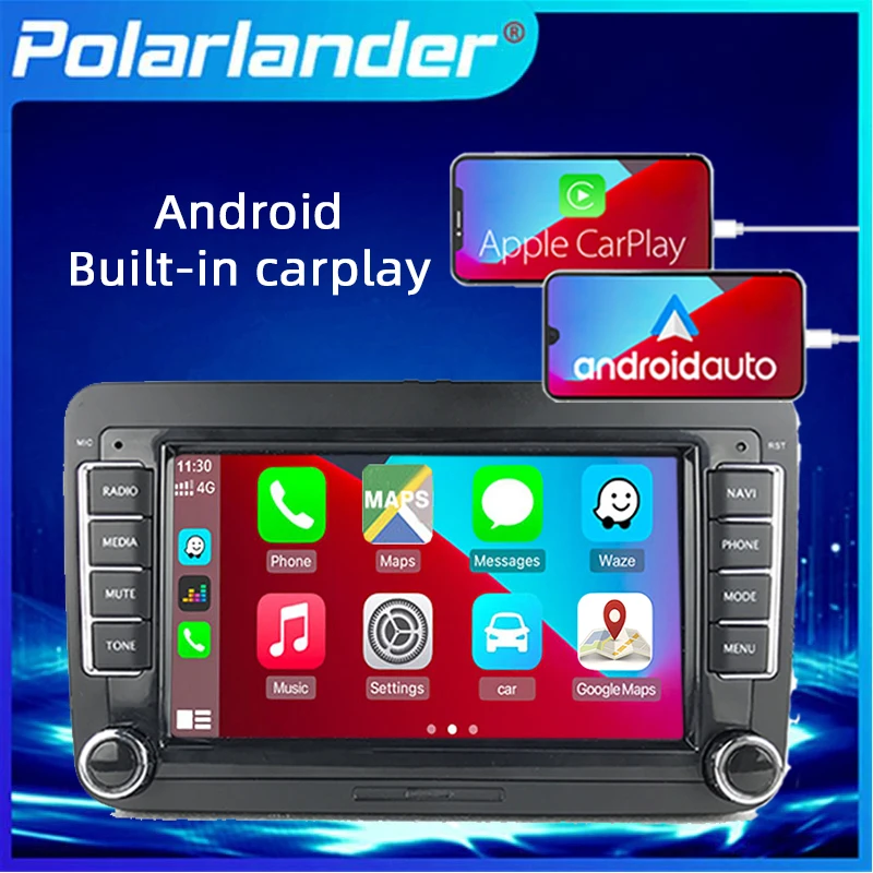 

Car Radio 2 Din 7" Autoradio GPS Multimedia MP5 Player Android WIFI Carplay Bluetooth For Bora Golf VW Polo Passat B6 B7 Touran