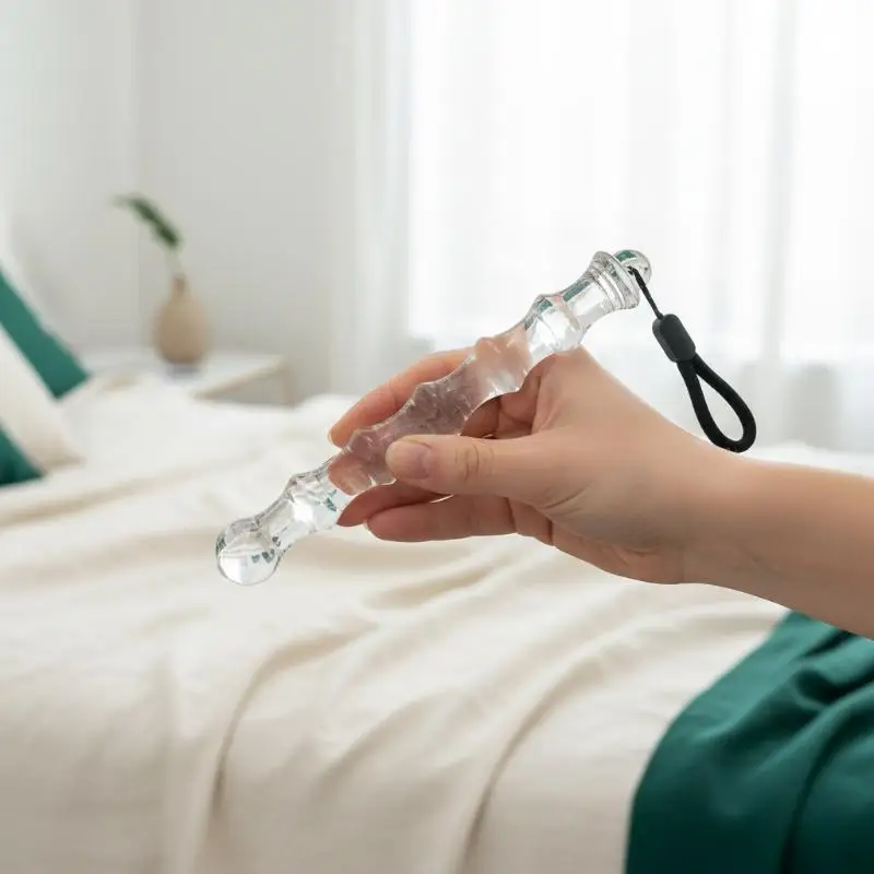 Bâton de massage en jade pour points d'acupuncture et muscles_voghion.com
