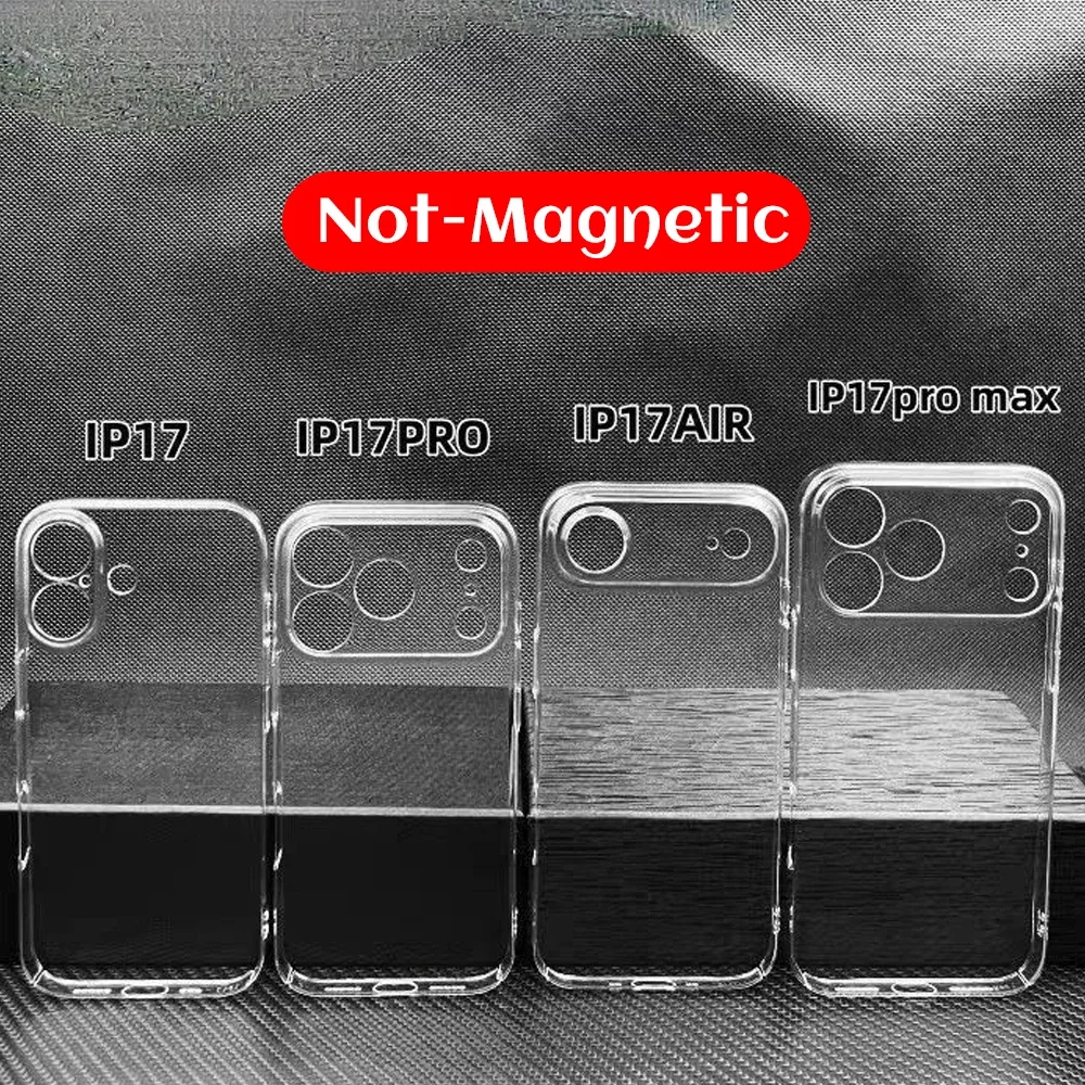 Magnetic Protection Shockproof Transparent Phone Case with MagSafe Compatibility