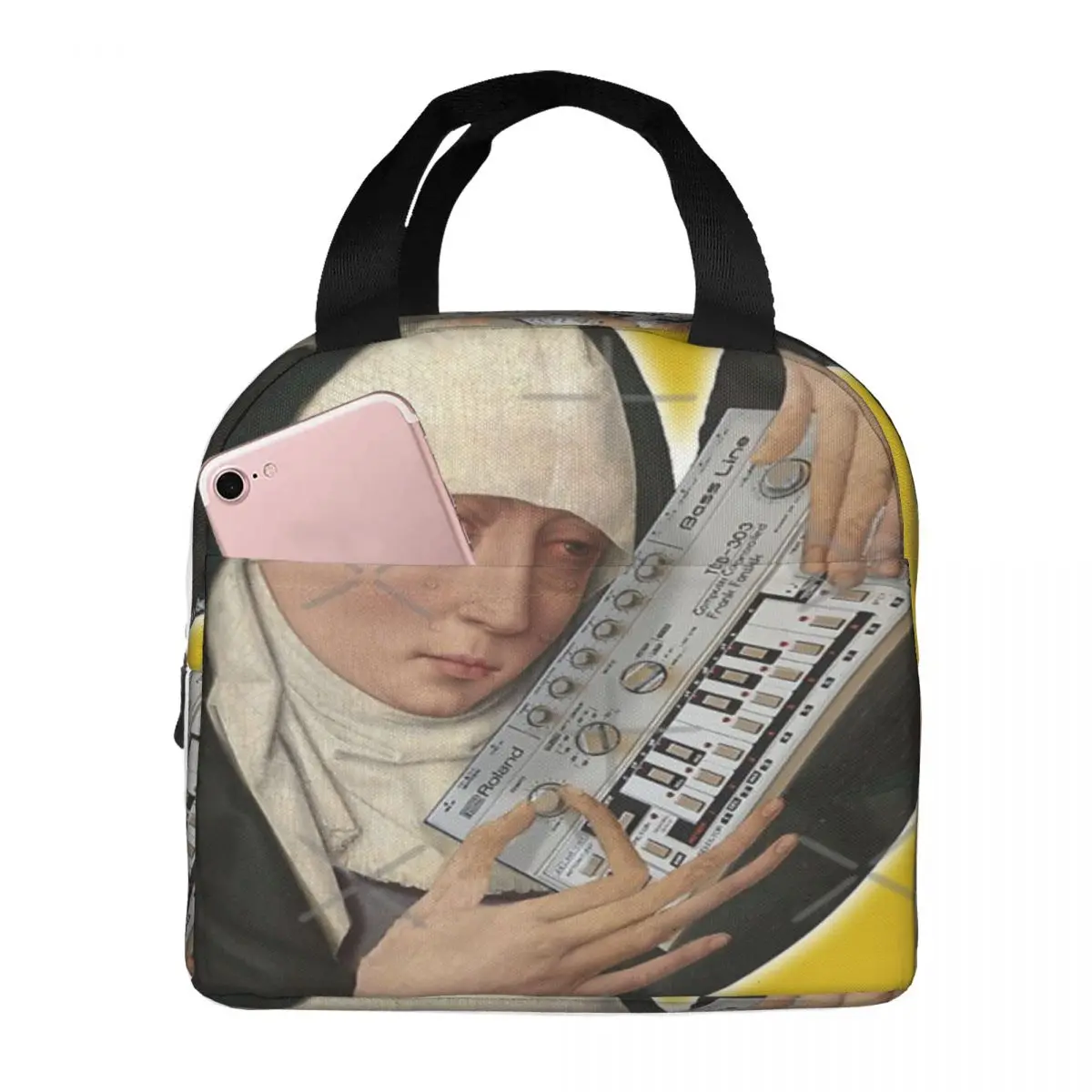 Mater Dolorosa Incontra Roland Tb 303 Lunch Tote Lunchbag Borsa Per Il Pranzo Per Bambini Borsa Per Il Pranzo Per Bambini