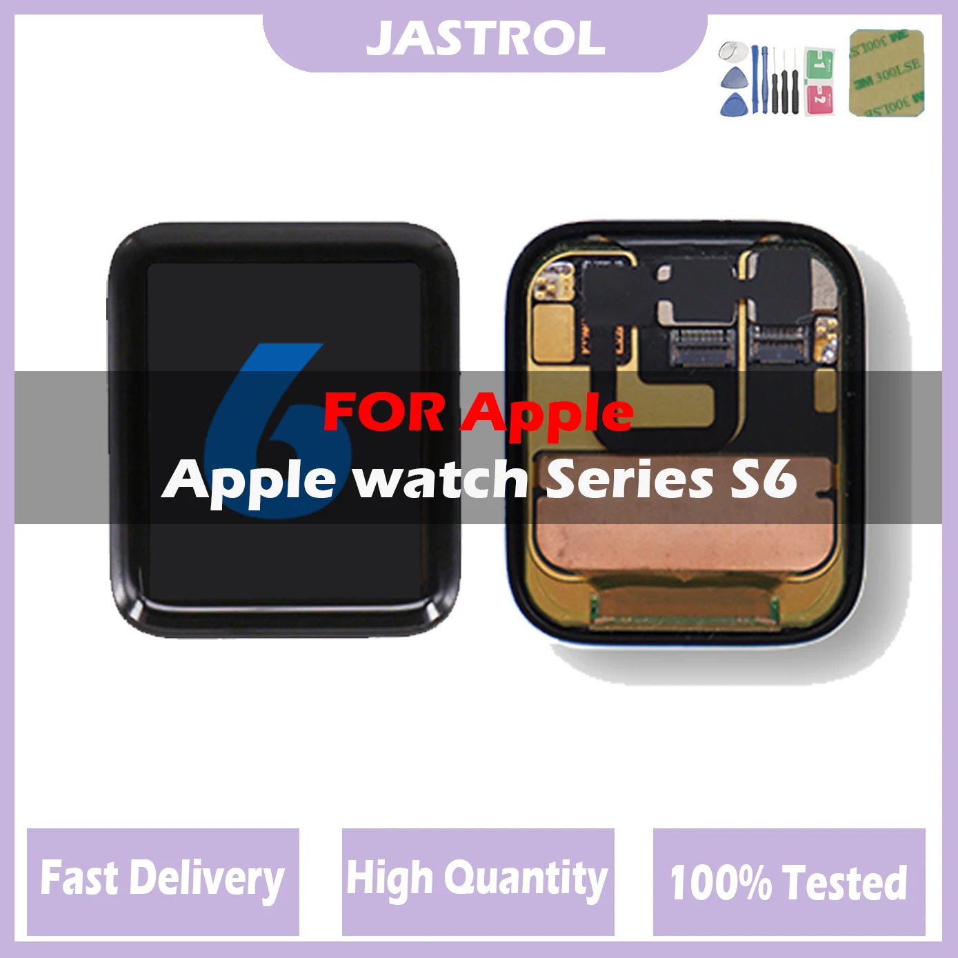 Lcd Per Apple Watch Series 6 40Mm Lcd Per Iwatch Series 6 44Mm Display Lcd Touch Screen Digitizer Assembly Con Strumento