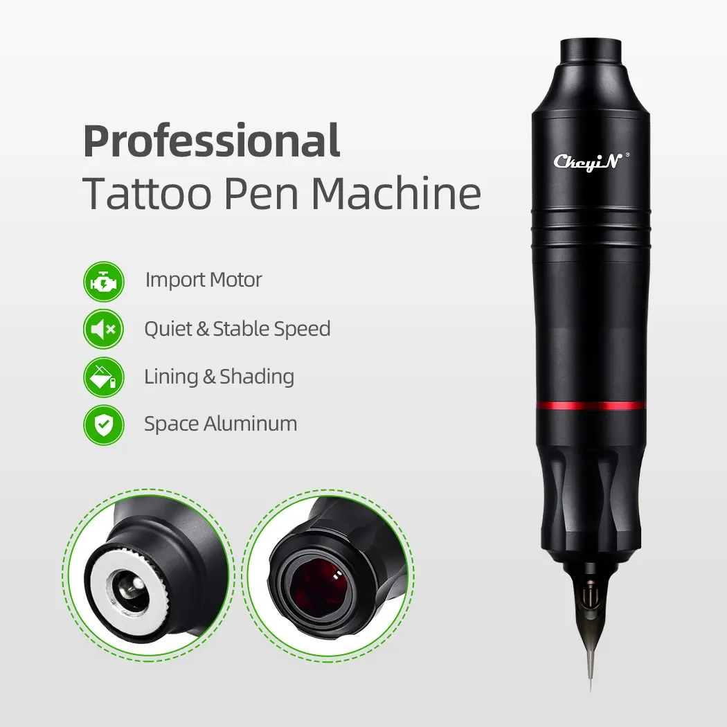 Tattoo Kit Complete Set Wireless Rotary Tattoo Machine Pen Kit DC Interface with Cartridge Needles Permanent Makeup Set tattoo kit tattoo pen tattoo supplies
