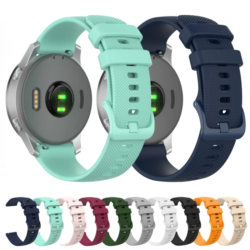 

20mm/22mm Silicone Strap for Samsung Galaxy Watch 5Pro/5/4/6 Huawei Watch 3/4 Pro/GT3 Bracelet Wristband for Amazfit GTR 3/4/GTS