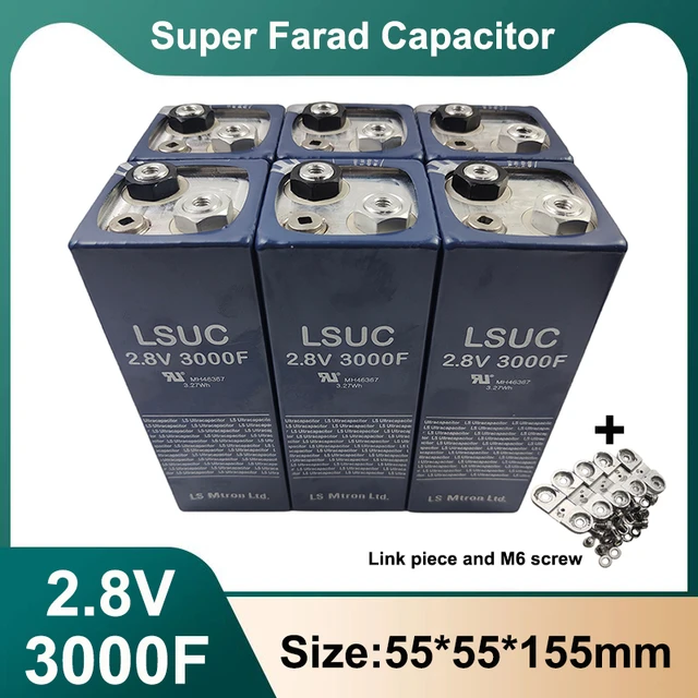 TEHAUX 2st Super-farad-kondensator Farad-kondensator Für Led Farad