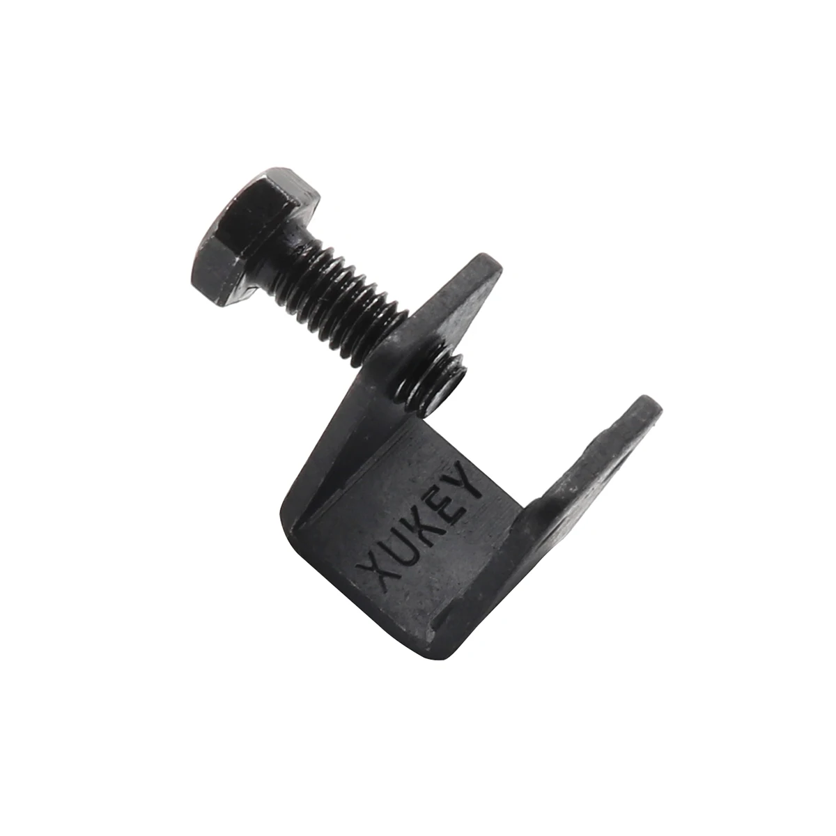 8x Universelle Schmutzfänger Spritzschutz Schwarz C-U-Klemmen zum Anschrauben ohne Bohren Clips für Auto mit Kotflügelansatz – Detail 5