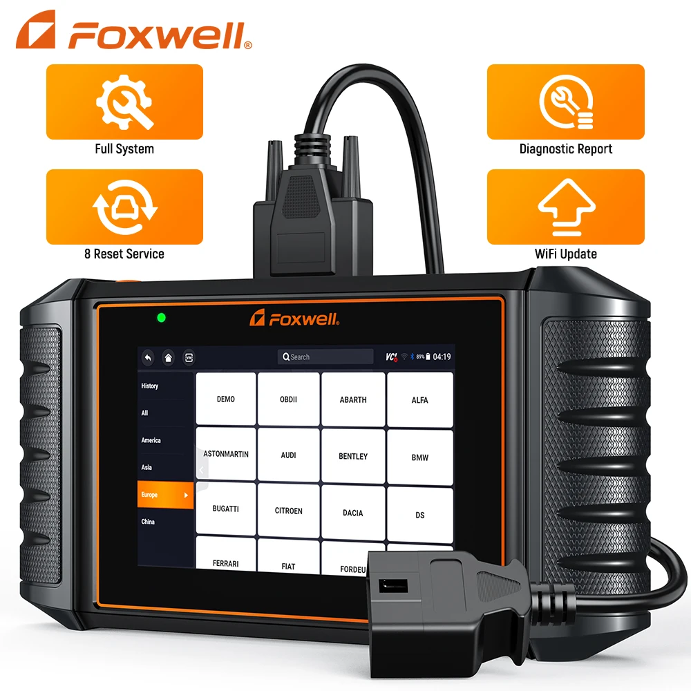 Foxwell Nt726 Obd2 Obd Diagnostic Tool Oil Tpms Dpf Injector Coding All