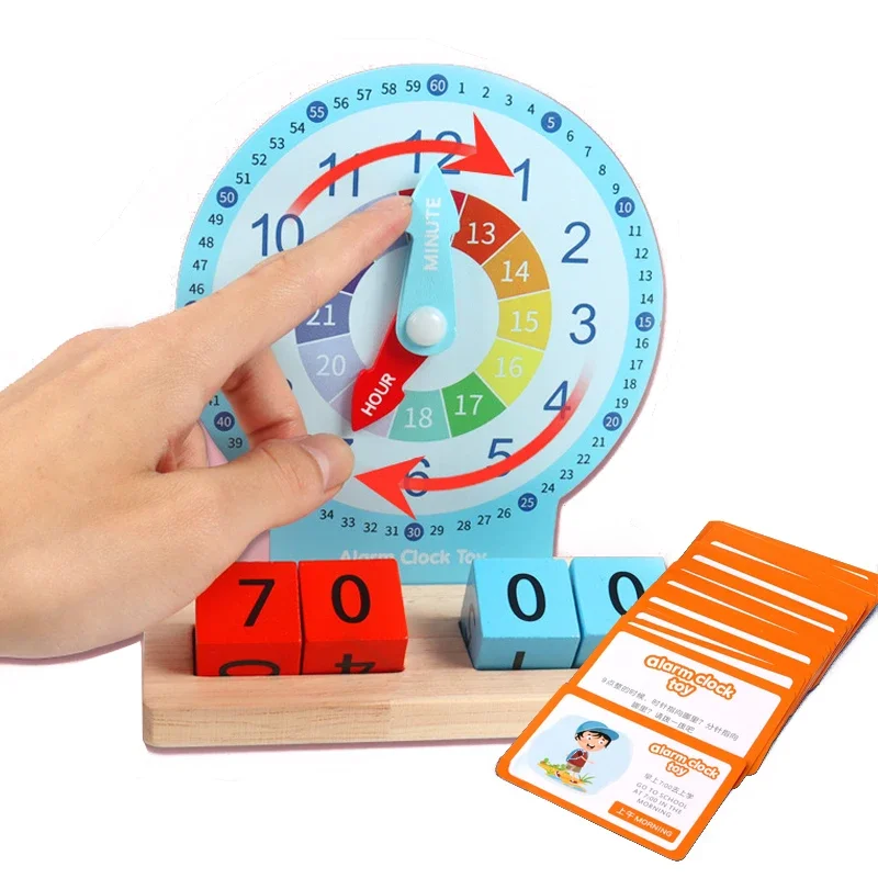 Teaching Clock Activities Set Educational Toys For Kids Helps Learn To Tell Time Kindergartner Learning Toy Supplies