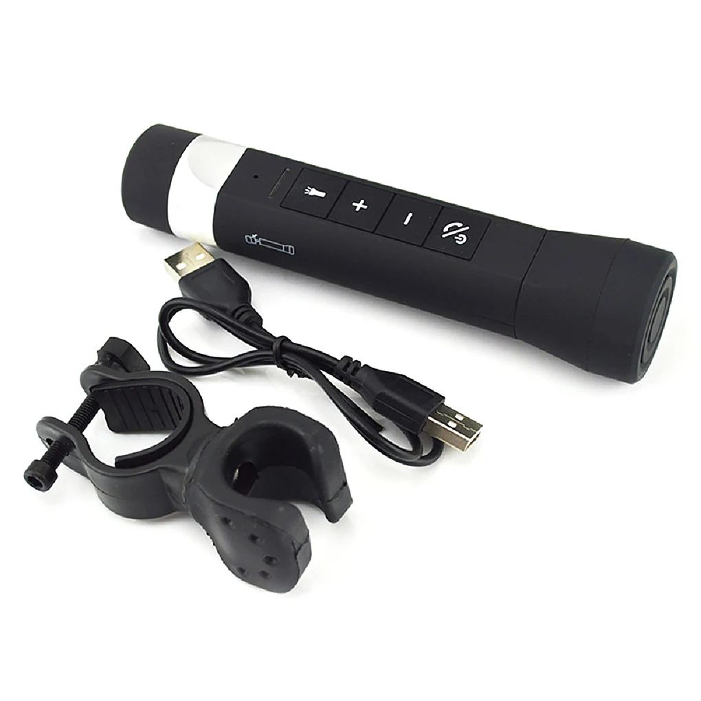 

Bike Flashlight Bluetooth-compatible Speaker Bicycle Handlebar Headlight