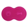PVC Rose Red Cat Litter Mat Non-Slip Pet Dog Cat Puppy Dish Bowl Food Water Placemat Absorbs Dirt Sand Paw Pet Mat 4