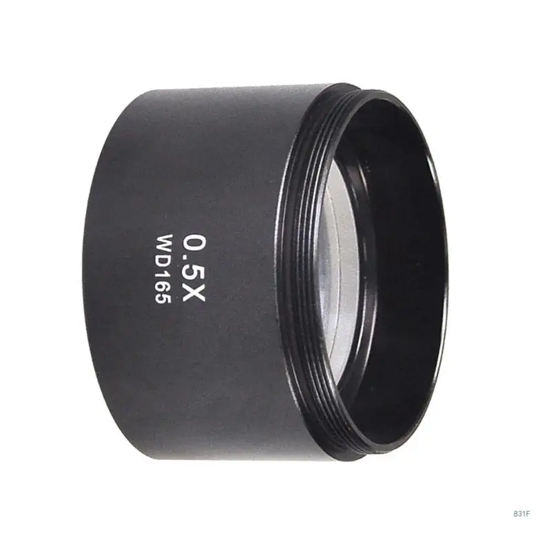 47mm / 48mm Mounting Stereo Microscope Auxiliary Objective Lens 0.5/0.7X Microscope Assisted Objective Lens
