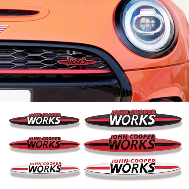 Mini Cooper Silicone Sticker Emblem Domed John Works Edition, Domed  Emblems, Stickers