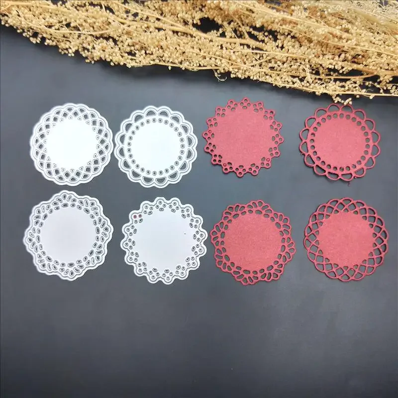 DIY Circle Oval Metal Cutting Dies Stencils Scrapbooking Stamping Die Cuts Paper Cards Craft