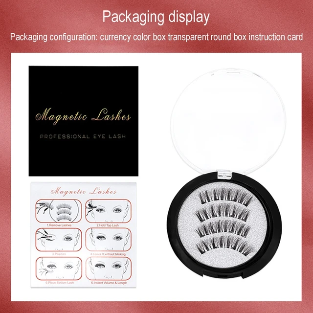자연스러운 아름다움을 완성하는 3D 마그네틱 밍크 인조 속눈썹