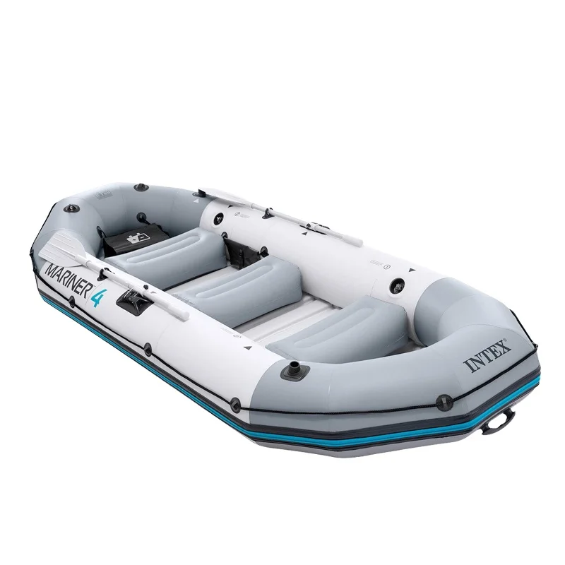 Intex 68376 전문 시리즈 마리너 4 세트, 팽창식 뗏목 PVC 낚시 보트, 핫 세일