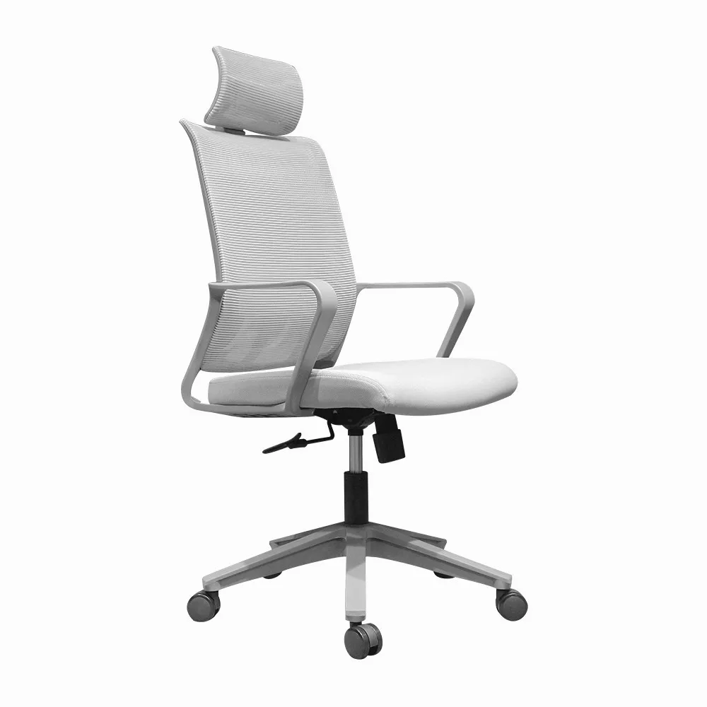 

Hot Sale New Arrival Non Rolling Chair White High Back Office Desk Chairs