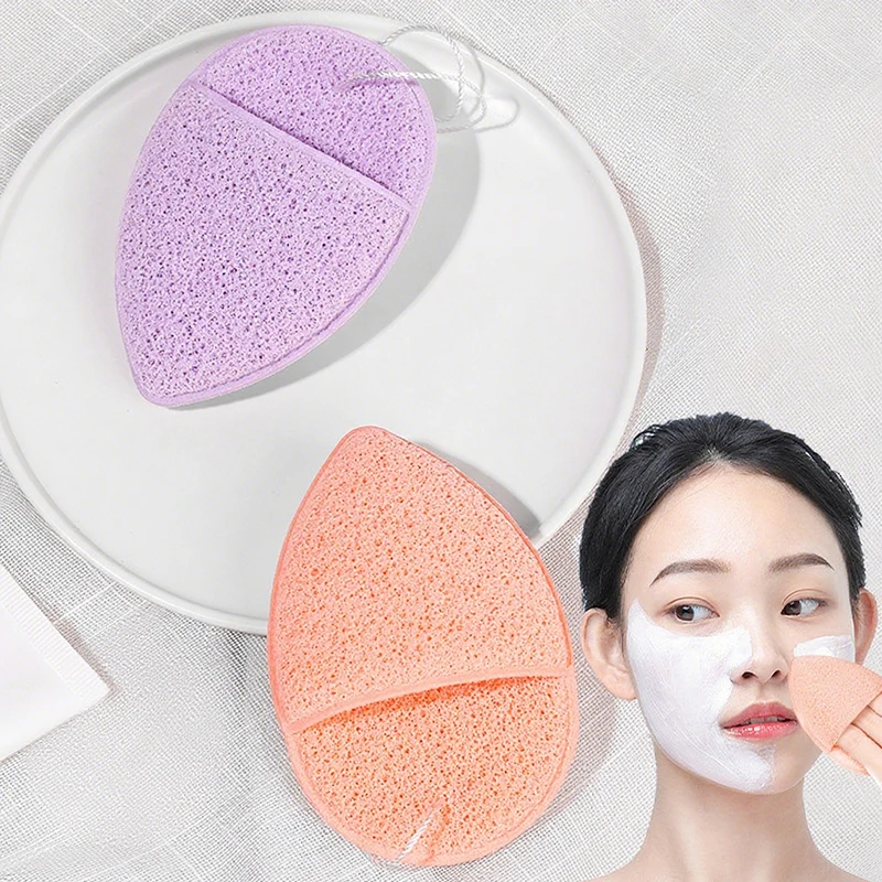5Pcs Gesichts Schwämme Reinigung Puff Für Gesicht Waschen Wiederverwendbare Make-Up Entferner Peeling Pads Für Tägliche Reinigung Hautpflege Werkzeug – Detail 2