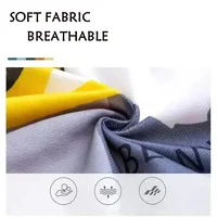 Ensemble de literie étoile de football pour enfants, décoration de chambre, simple, double, grande taie d'oreiller, housse M-messis, athlon, garçon, fille, adulte 5