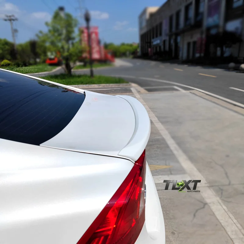 TLXT Spoiler per VOLVO S60 dal 2011 al 2019, Alette Spoiler in Plastica ABS di Alta Qualità, Accessori per Tuning Esterno - immagine 2