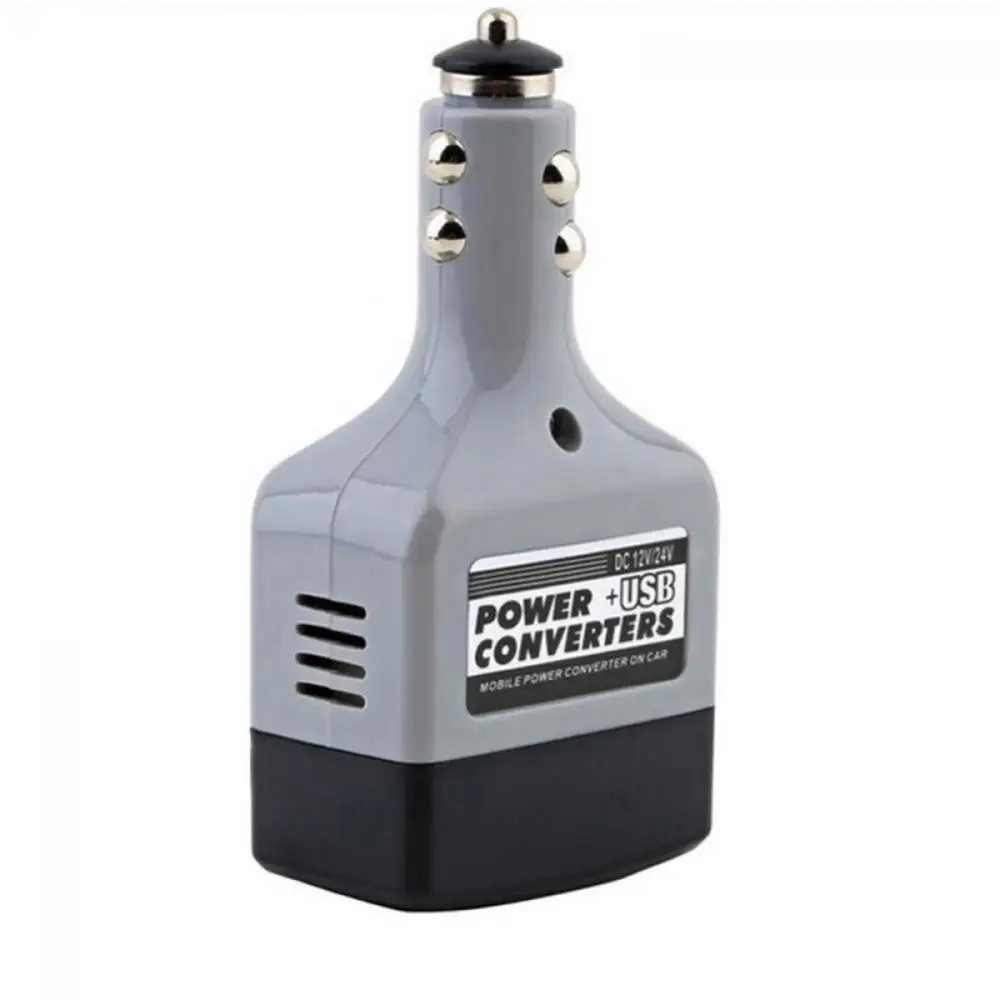 Portable 12V Car Power Inverter Converter DC 12V/24V to AC 220V USB Car Power Inverter Converter Charger Adapter 200W Inversor car converter power inverter converter