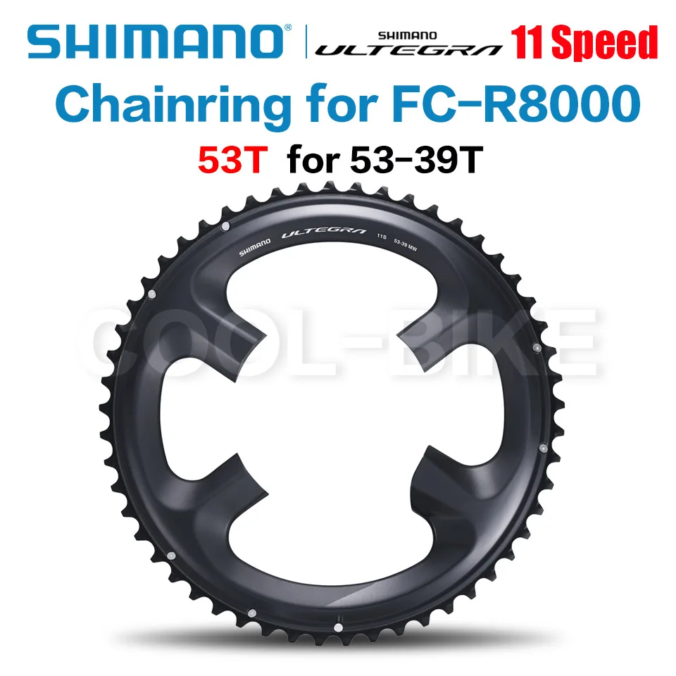 ULTEGRA R8000 チェーンリング　53-39T シマノ SHIMANO FC-R8000 53T-MW(53-39T用) アウター チェーン