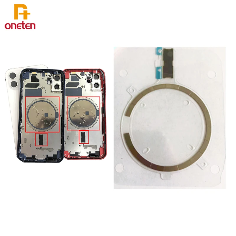 Middle Frame Wireless Charging Magnet Mobile Phone Replacement Parts For  iPhone 12 13 Mini Pro MAX Circular Magnet Accessories - AliExpress