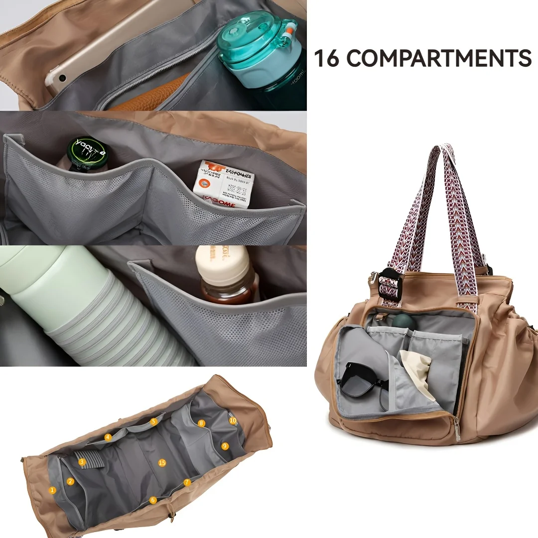 New Large Capacity Travel Bags Fashionable Waterproof Car Storage Backpack Multiple Pockets Handbag For Women