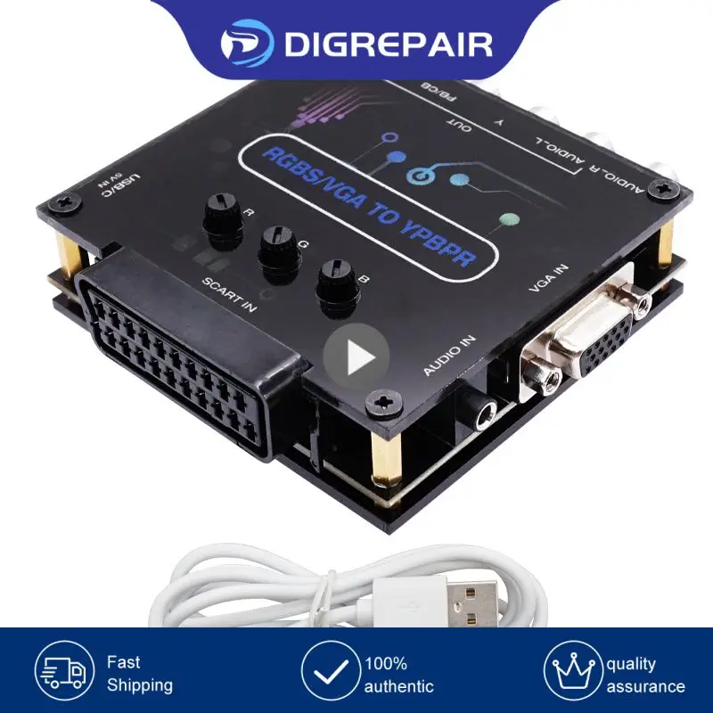 

Адаптер для видеоадаптера RGBS VGA SCART в YPBPR