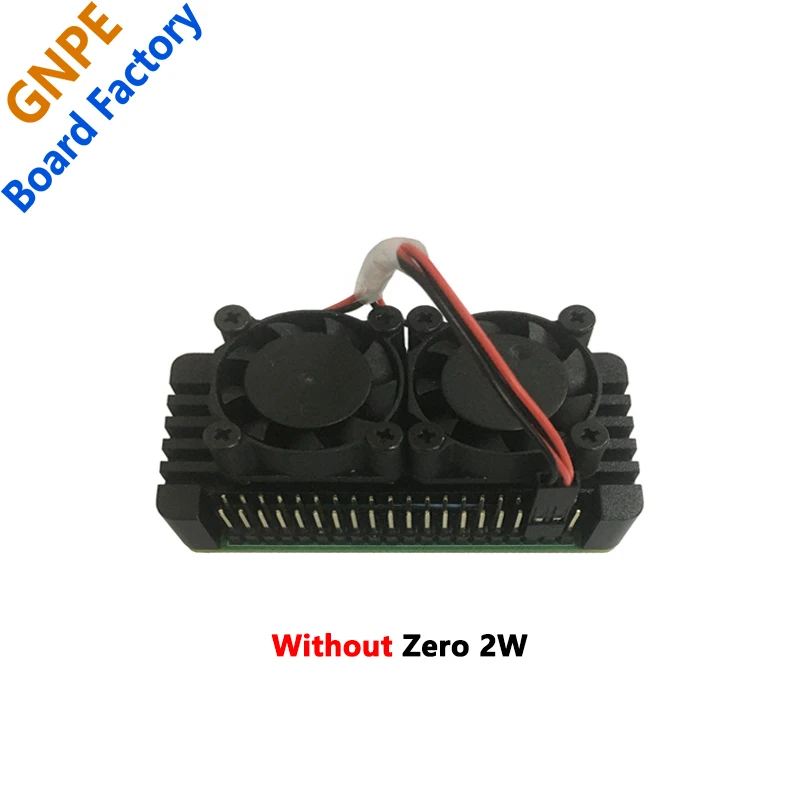 Aluminum Heatsink Case with Dual Fans Cooling System