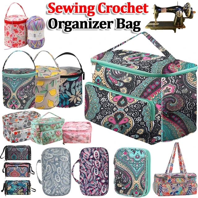 Needle Knitting Storage Bag Crochet Hooks Thread Sewing Kit Case Organizer  Packs