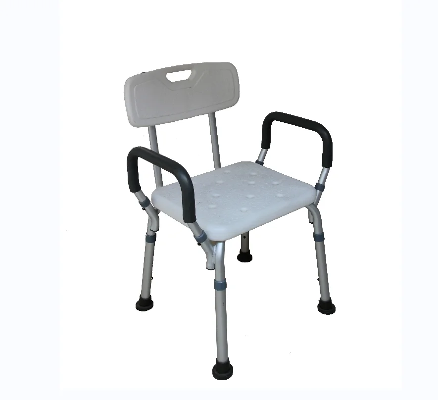 Wholesale High Quality Health care supplies Aluminum Bath Chair Bathroom Safety Shower Assisting Chairs 6