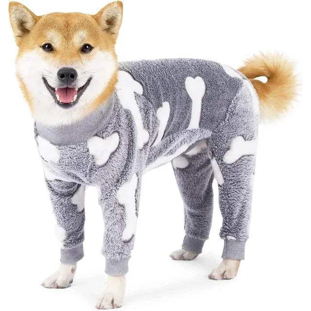Winter Clothes for Dogs Pajamas Jumpsuit Four Legs Winter Onesies for Medium Large Dogs Warm Puppy Jumpsuit Dog Clothes Winter Clothes for Dogs Pajamas Jumpsuit Four Legs Winter Onesies for Medium Large Dogs Warm Puppy Jumpsuit Dog Clothes