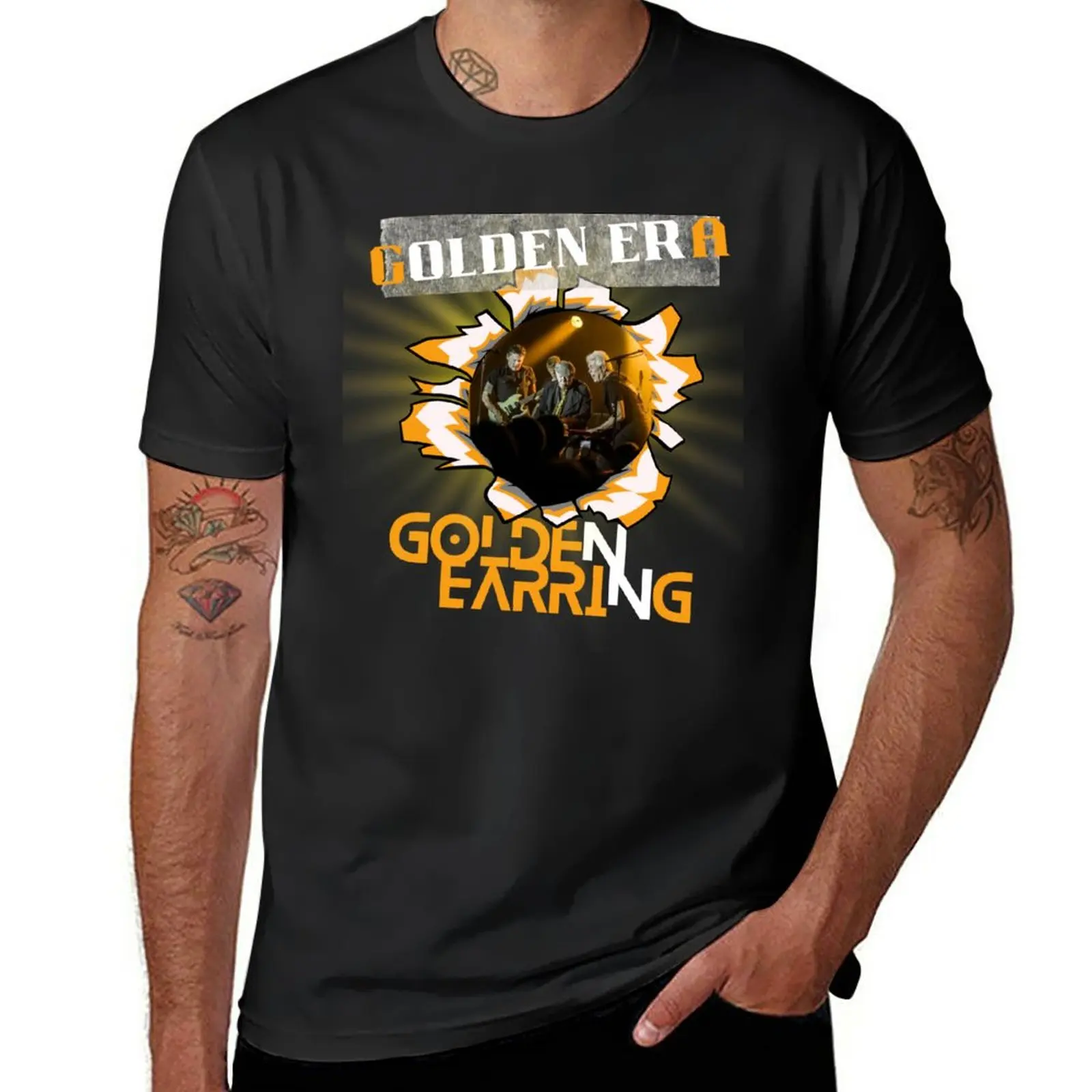

New Golden Earring T-Shirt kawaii clothes sports fan t-shirts funny t shirts for men