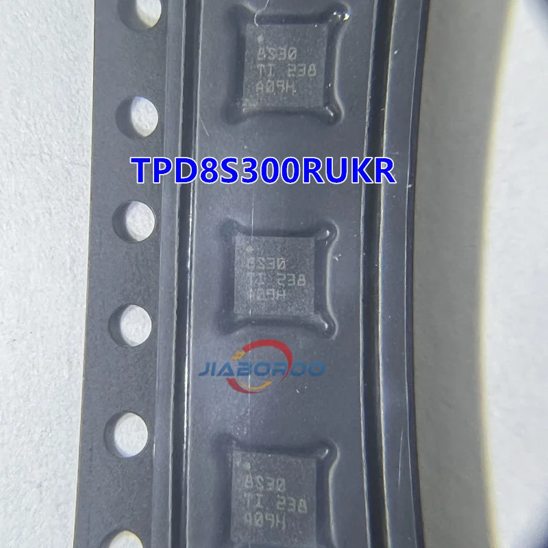 

3pcs TPD8S300RUKR 8S30 USB Type-C™ port protector: short-to-VBUS overvoltage and 8-ch ESD protection IC