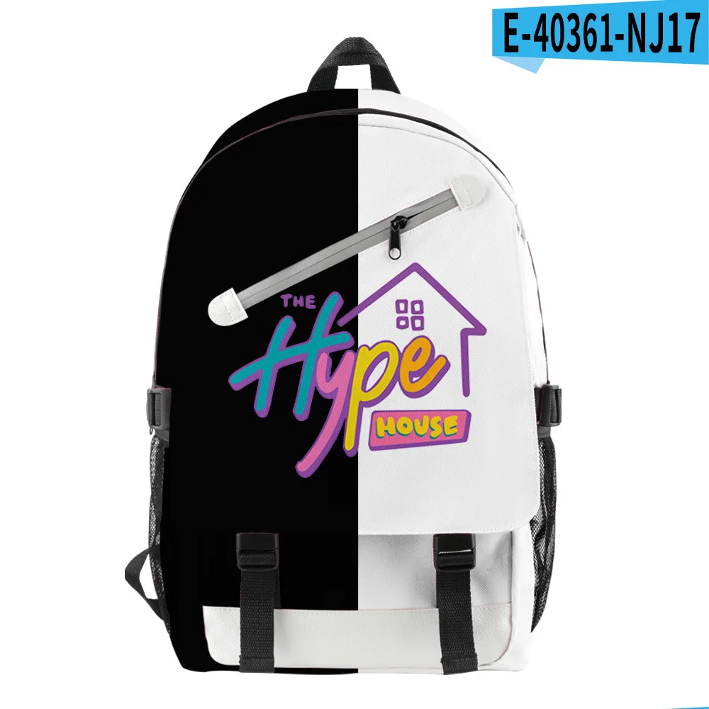 

Hip Hop Popular The Hype House Student School Bags Unisex 3D Print Oxford Waterproof Notebook multifunction Travel Backpacks