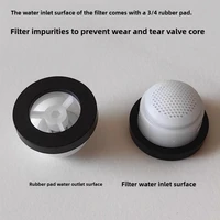 1 PCS 3/4 ยาง Pad วาล์วผสม Thermostatic Anti-string วาล์วตรวจสอบน้ําก๊อกน้ําบางส่วนเท้าตรวจสอบวาล์ว Backflow 5