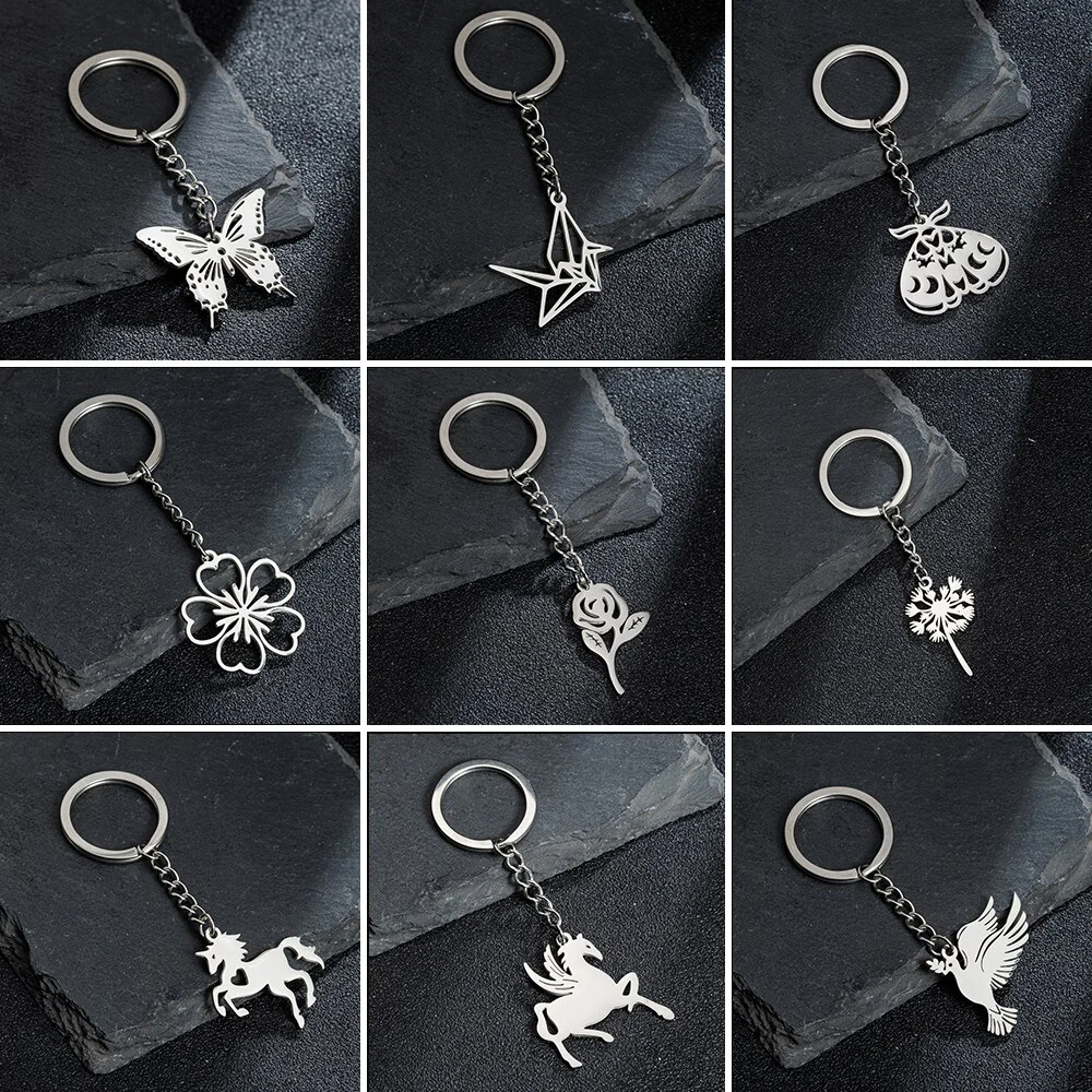 Llavero De Hojas De Arce En Metal - Diseño Delicado En Plata, Oro O Verde, Regalo Para Mujeres