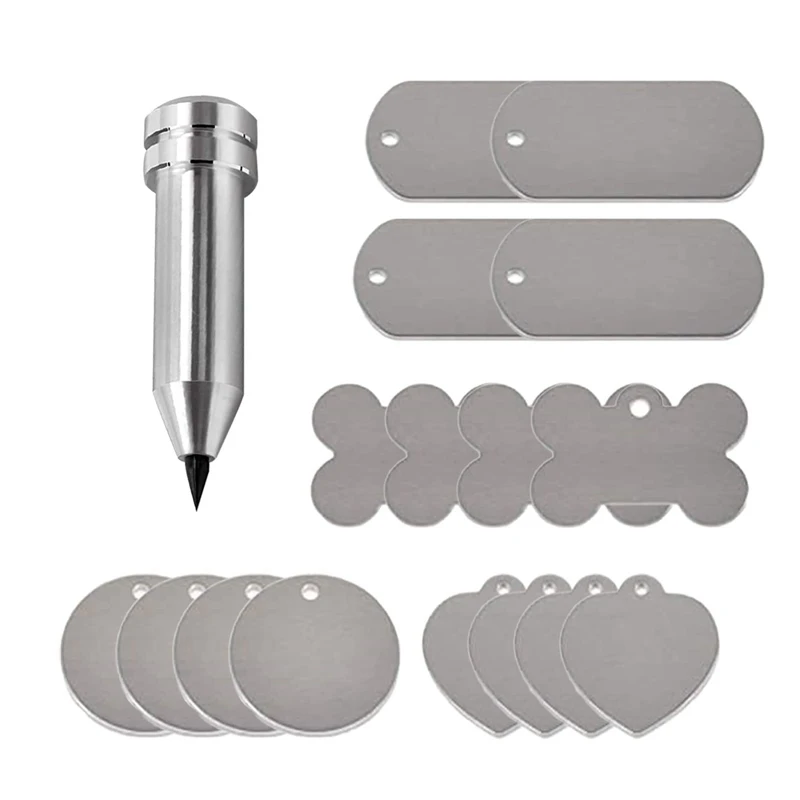 Engraving Tip, Etching/Engraving Tool With 16Pcs Metal Stamping Blanks Engraving Precision Tip DIY Tool Compatible woodworking bench for sale