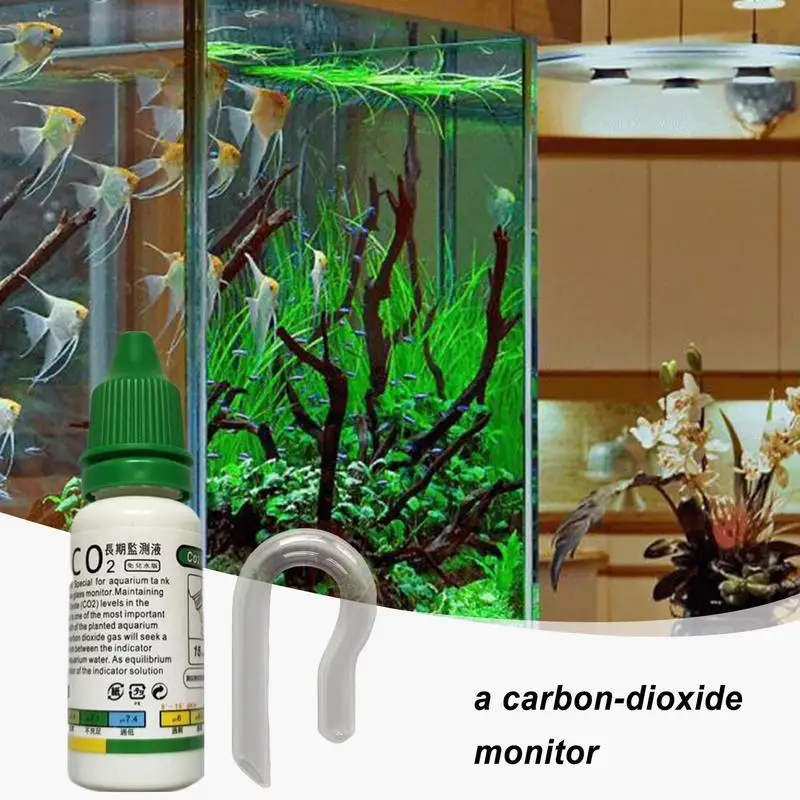 Aquatic Co2 Glass Drop Checker Fish Tank Test Co2 Kit Quickest Fish Tank Test Kit Aquatic Checker For Aquarium
