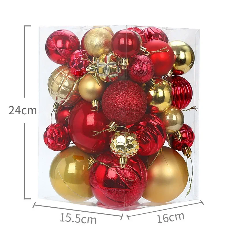 

Christmas Tree Decoration Balls Christmas Balls Shatterproof Set of 30 with 4cm 6cm 8cm