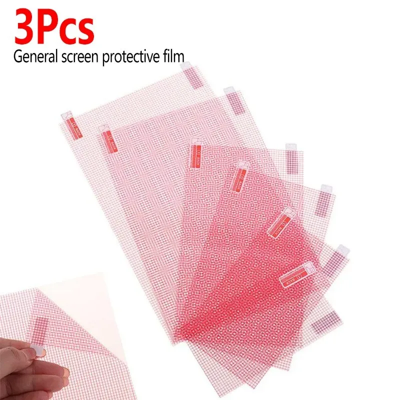 3Pcs For 5-10 Inch General Screen Protector Smart Phone/Tablet/GPS - HD Clear Anti-Scratch Universal Protective Film