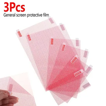 3 pezzi per proteggi schermo universale da 5-10 pollici per smartphone/tablet/GPS - Pellicola protettiva universale trasparente antigraffio HD