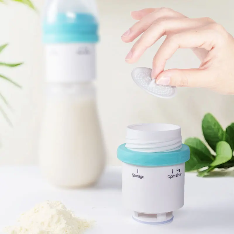 1 Pc Milk Powder Box Detachable Accessories Only Suitable For Baby Bottle Universal Size Rotating To Drop Milk Powder