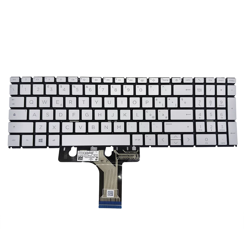 Teclado Italiano Retroiluminado Italiano Teclados Italianos Notebook pc hp Pavilion 15s-er 15-er 15-eg 15-ef 17-cn 17-cp 17z-cp L99545061 - Imagem 6