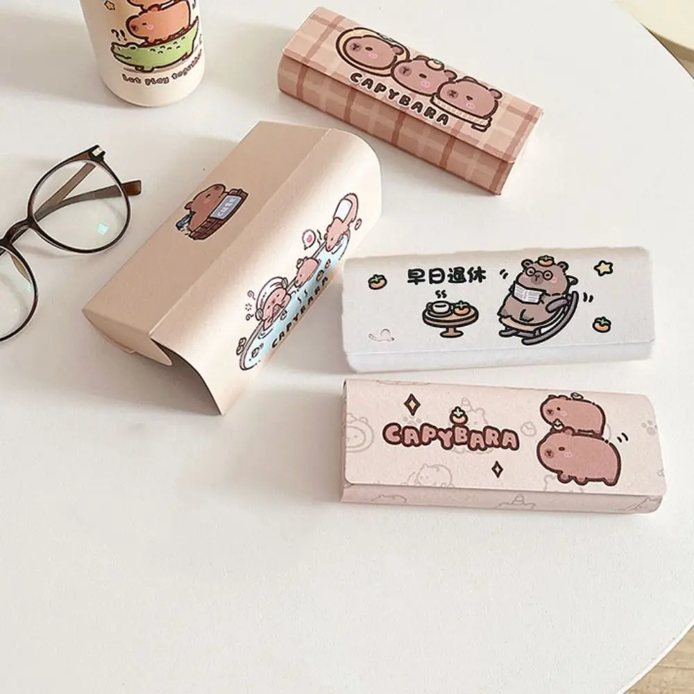 

Magnetic Capibala Glasses Case Cartoon Eyewear Protector Box Sunglasses Box Eyewear Case Glasses Container Eyeglasses Holder