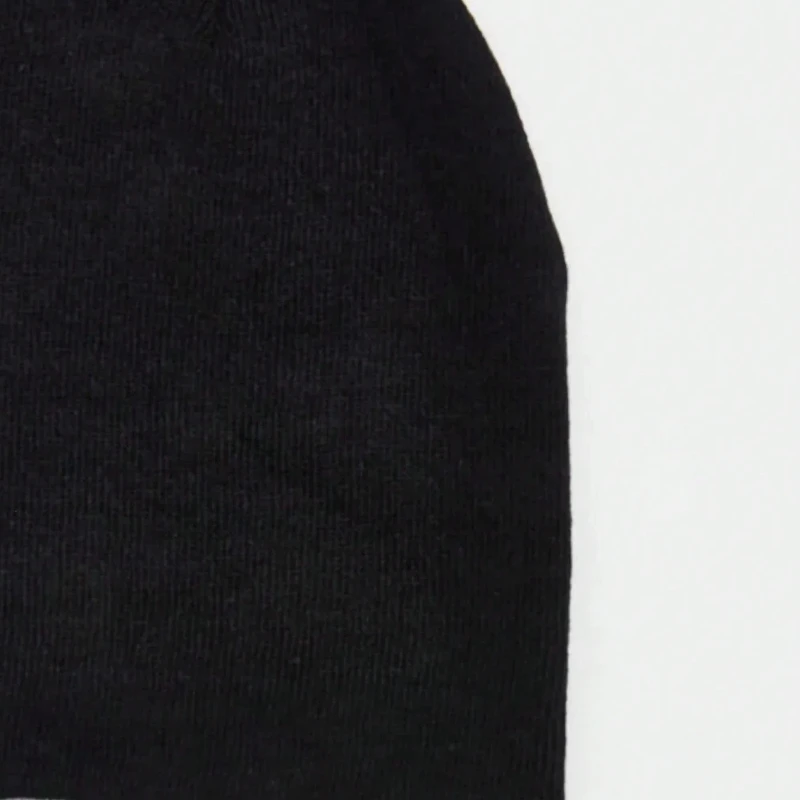 1pc Punk Style Rivet Decorated Knitted Hat,Personalized Punk Rivet Y2K Vintage Solid Black Warm Beanie for Daily All-Winter Wear