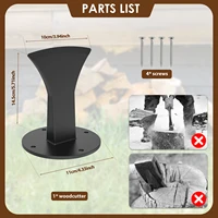 Wood Splitter Manual Log Splitter High Strength Steel Kindling Splitting Woods Splitting Stand Compact Small Firewood Cutter 2