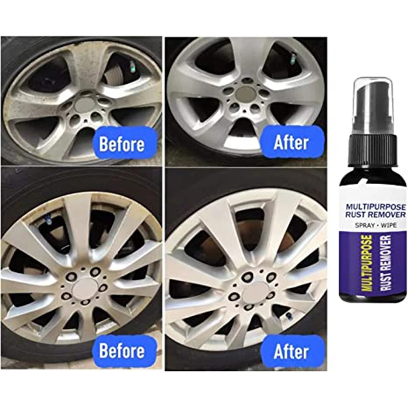 Derusting Spray Car Rust Remover Rusts Inhibitor Rusts Remover Car Maintenance Cleaning Metal Surface Chrome Paint Metal Polish