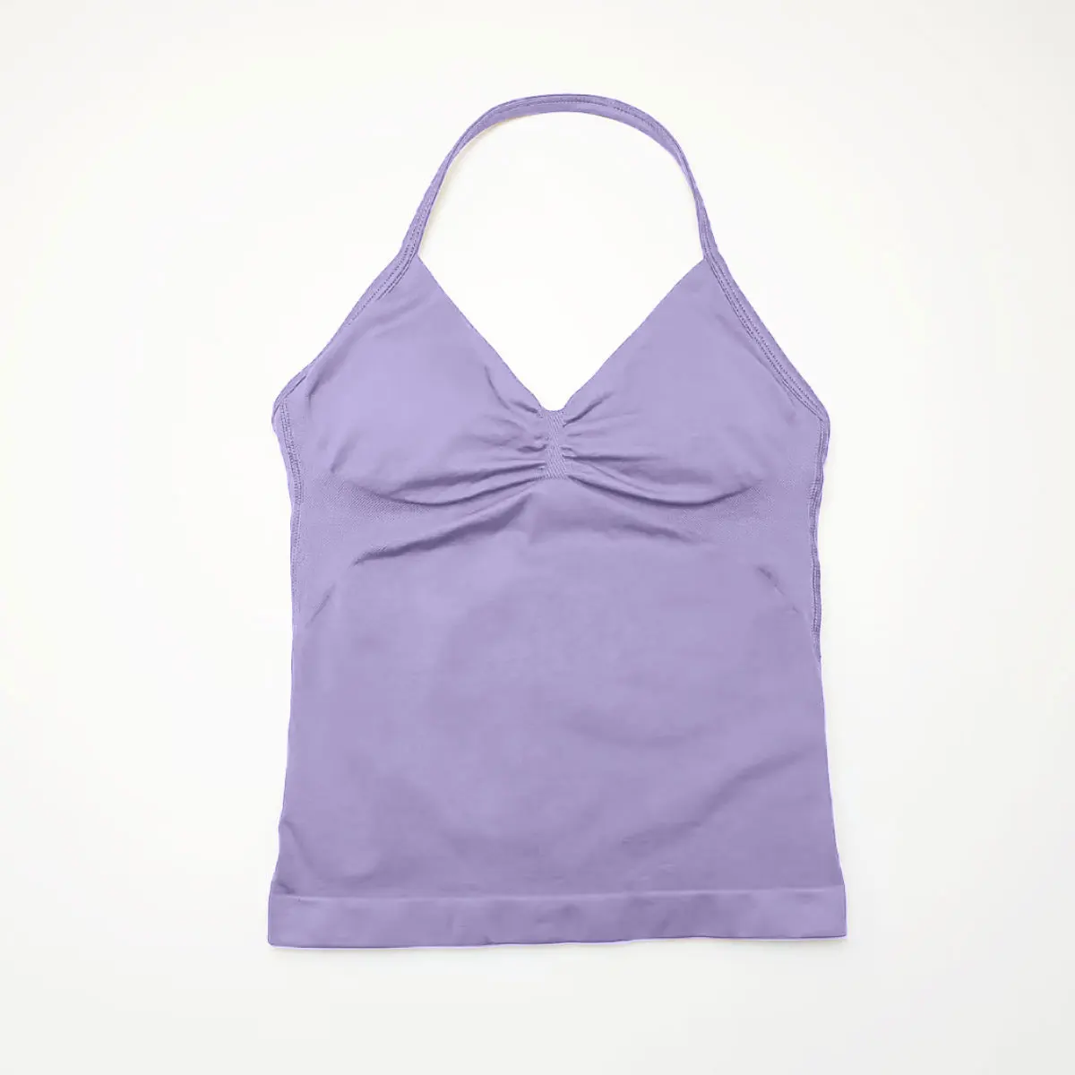 NCLAGEN Women's Strappy Yoga Vest - Impact Longline Sports Top with Stylish Back Design
